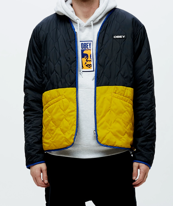yellow obey jacket